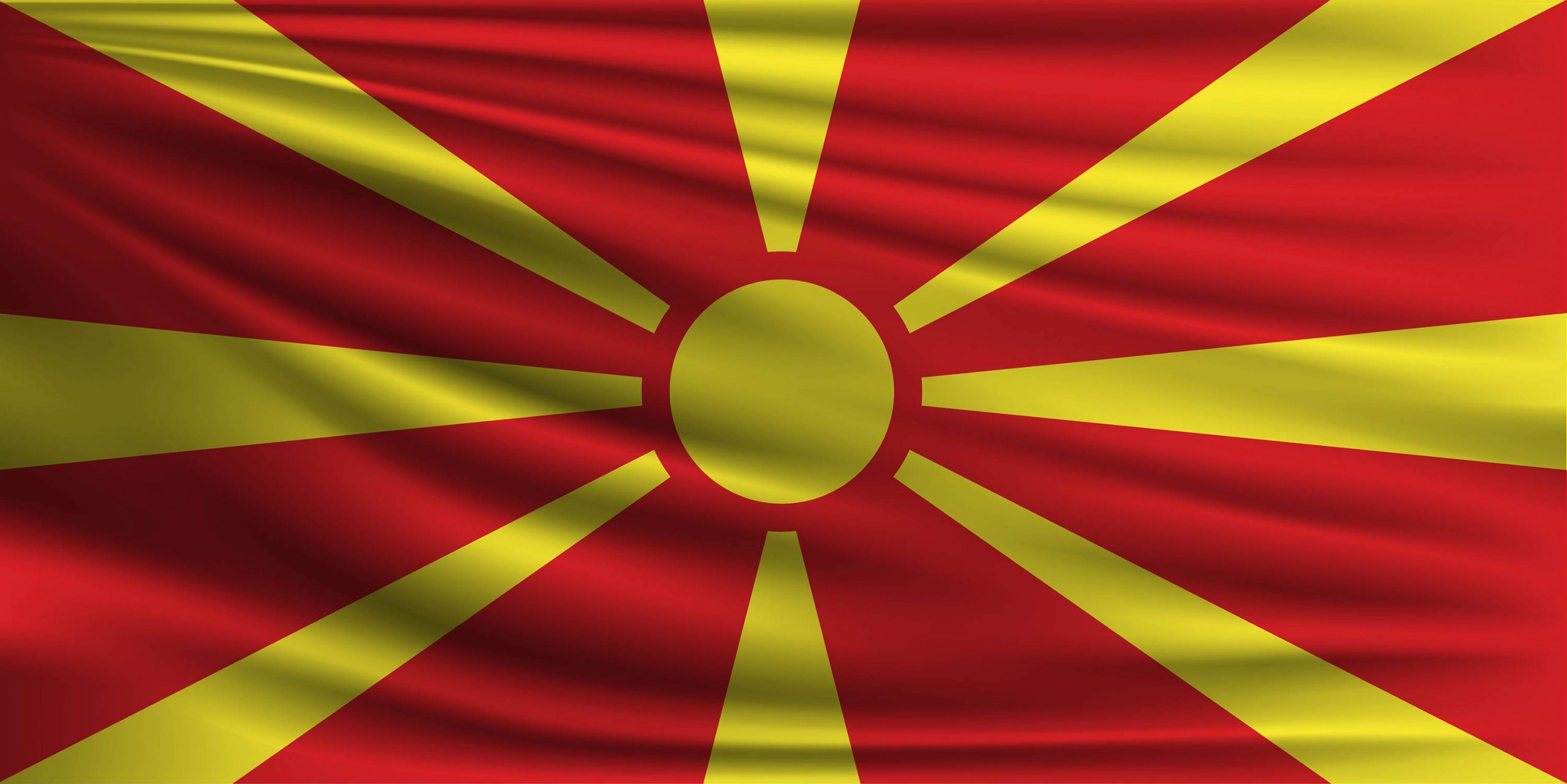 Nordmazedonien Flagge